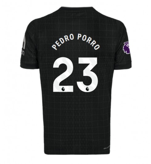 Tottenham Hotspur Pedro Porro #23 Venkovní Dres 2025-26 Krátký Rukáv Tottenham Hotspur Pedro Porro #23 Venkovní Dres 2025-26 Krátký Rukáv